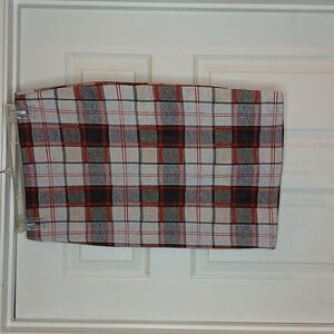 Popular 21 Plaid Mini skirt Size large